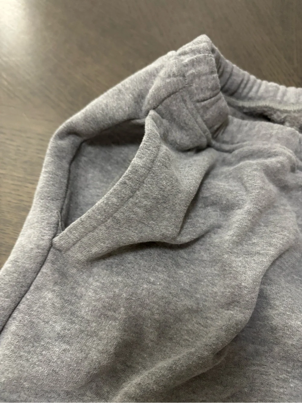 Hollister Light Gray Drawstring Joggers
